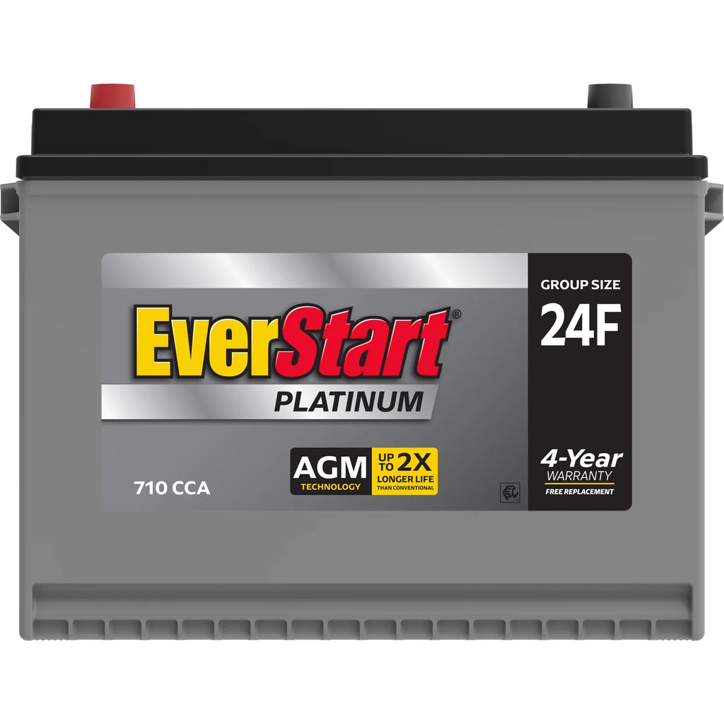AGM Automotive Battery, Group Size 24F 12 Volt, 710 CCA I47430