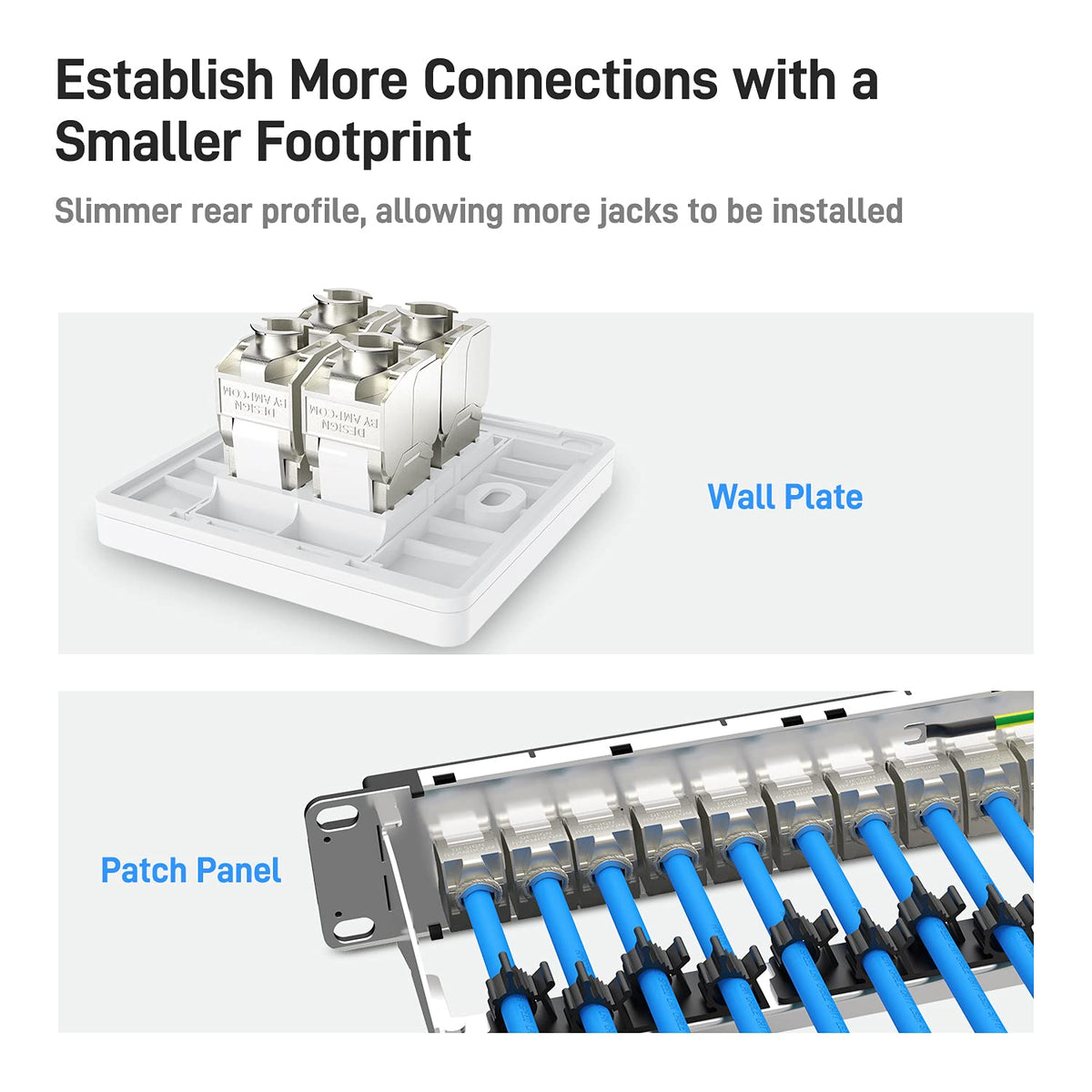 10-Pack RJ45 CAT 7 Tool-Less STP Shielded Keystone Jack P27128