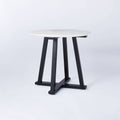 White Marble Accent Table V57512