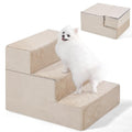 Grey 18'' H Dog Stairs with Non-slip Bottom B365