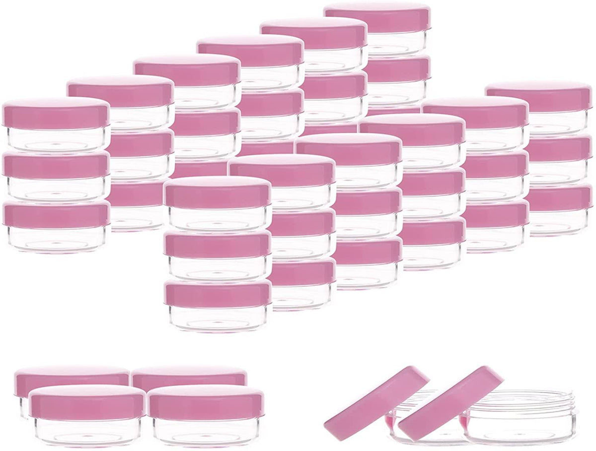 10 Gram Empty Plastic Cosmetic Sample Containers with Lids 40pcs H779778
