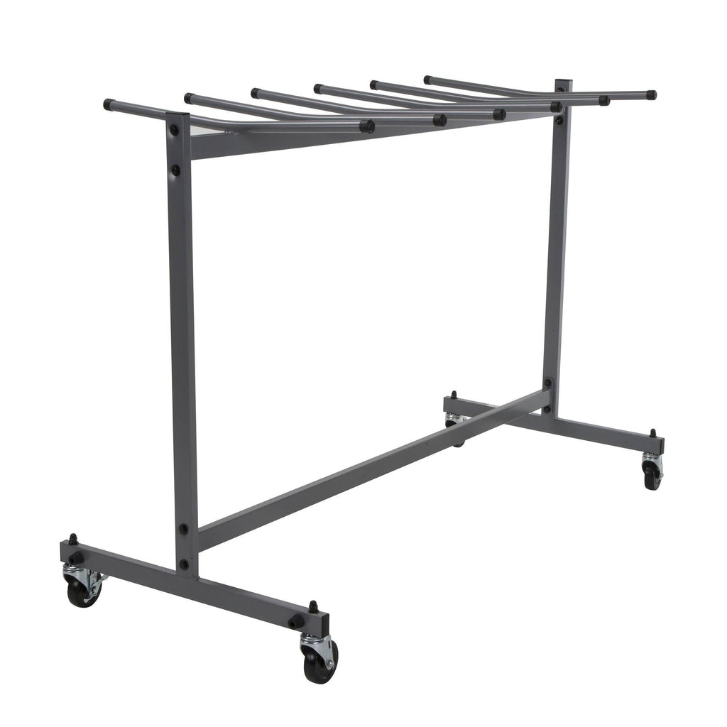 Gray Heavy Duty Folding Chair Trolley Cart N634