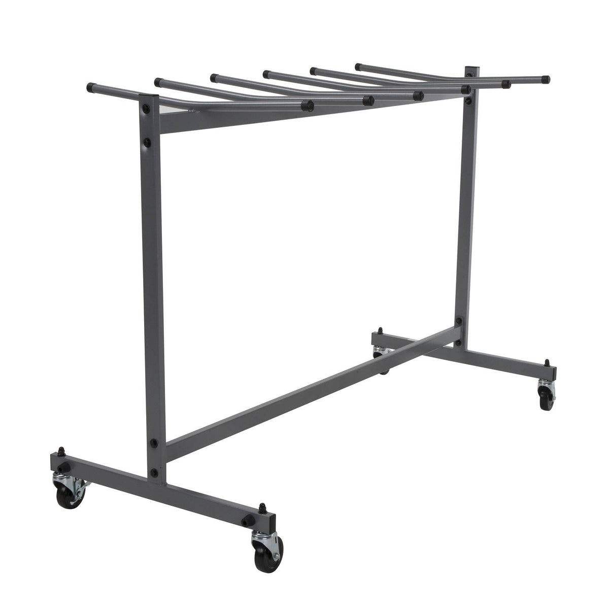 Gray Heavy Duty Folding Chair Trolley Cart N634