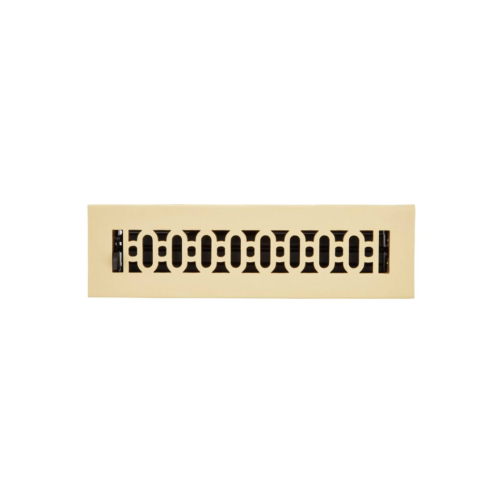 Brushed Brass Floor Register U9038