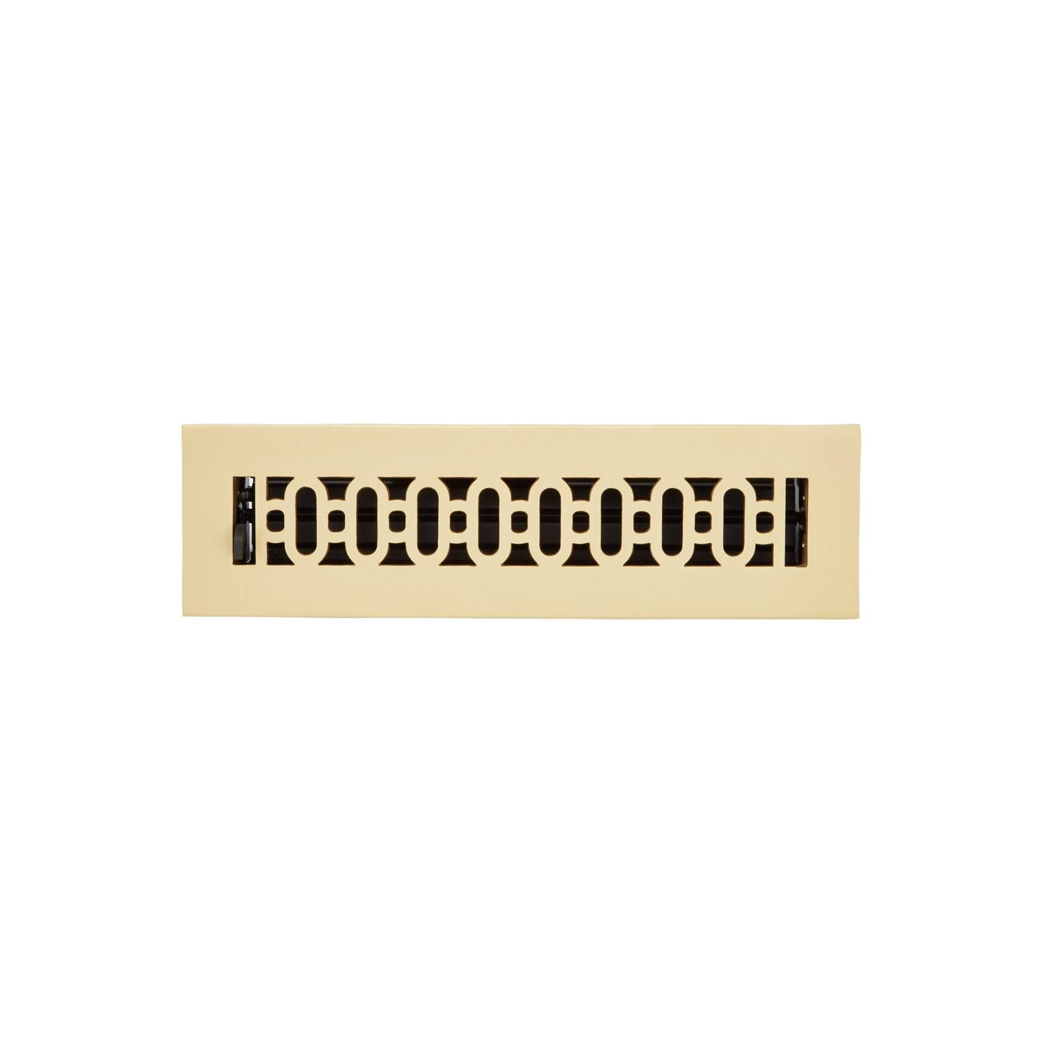 Brushed Brass Floor Register U9038