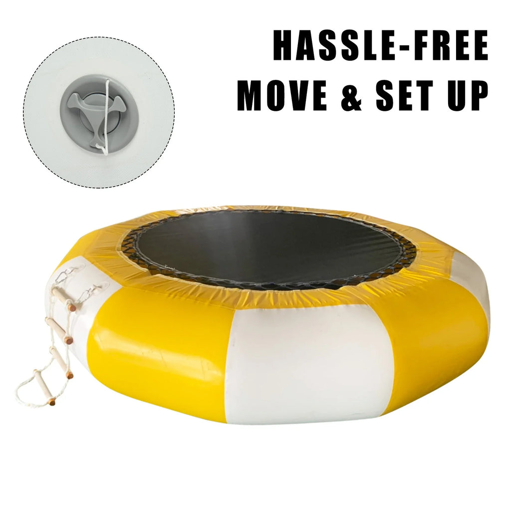 10Ft Inflatable Water Trampoline Bounce Swim Platform D40294