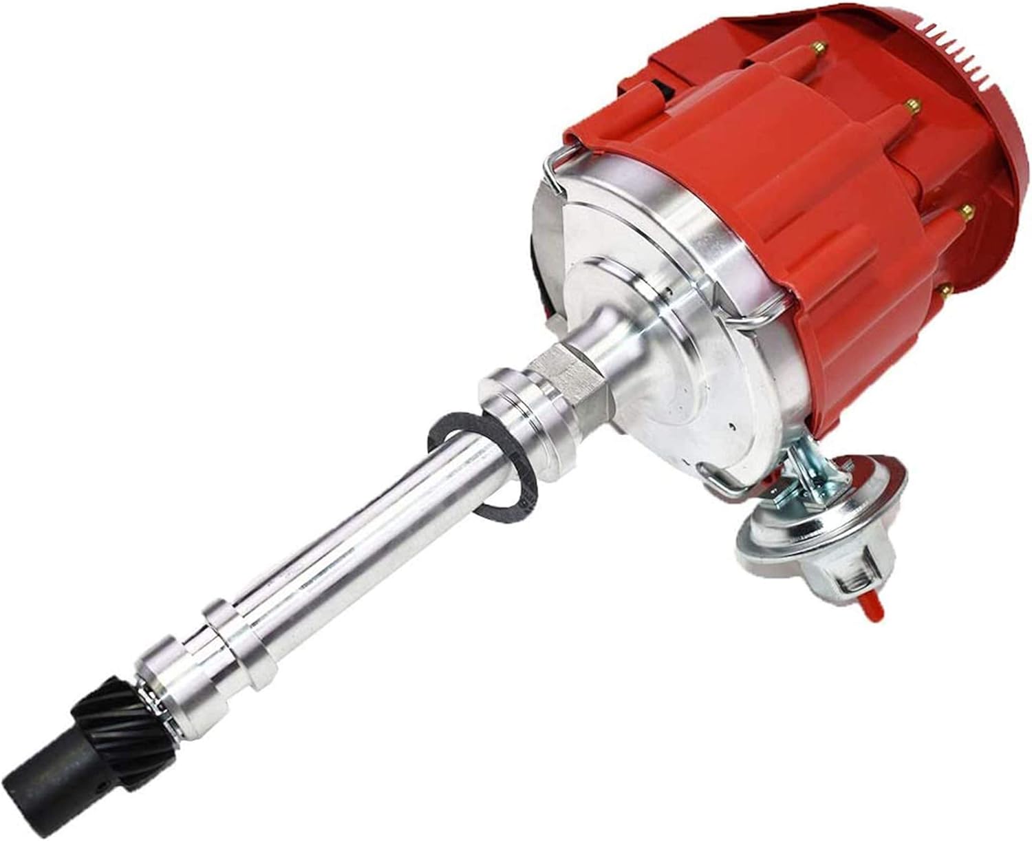 HEI Distributor 65K Coil 7500 RPM Super Red Cap Pack of 2 X3476
