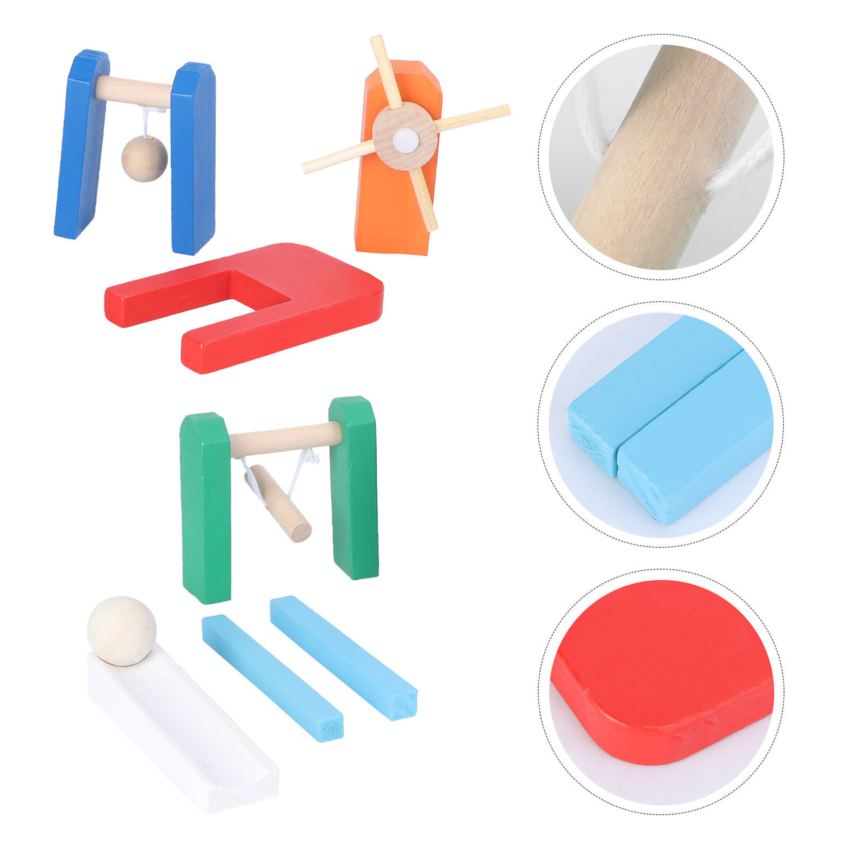 Wooden Domino Blocks Building Toy Educational Toys C359037