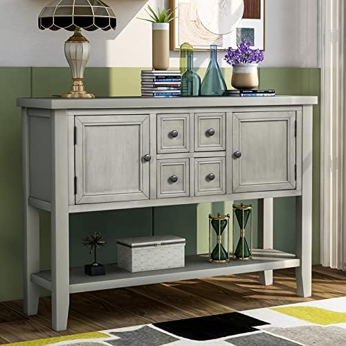 Solid Acacia Wood Buffet Sideboard C432