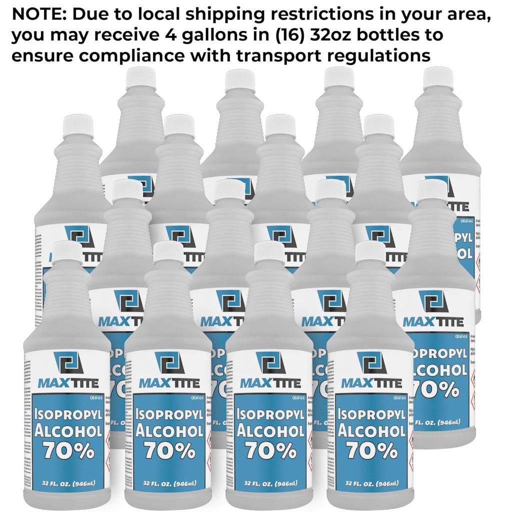 Isopropyl Alcohol 70% 1 Gallon 4 Pack R9818