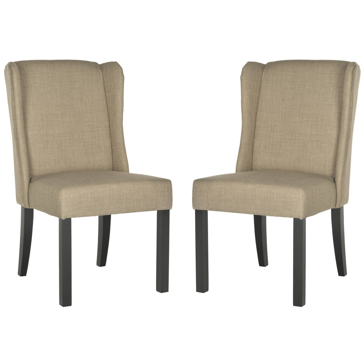 Grey Wingback Chair Set of 2 K560791