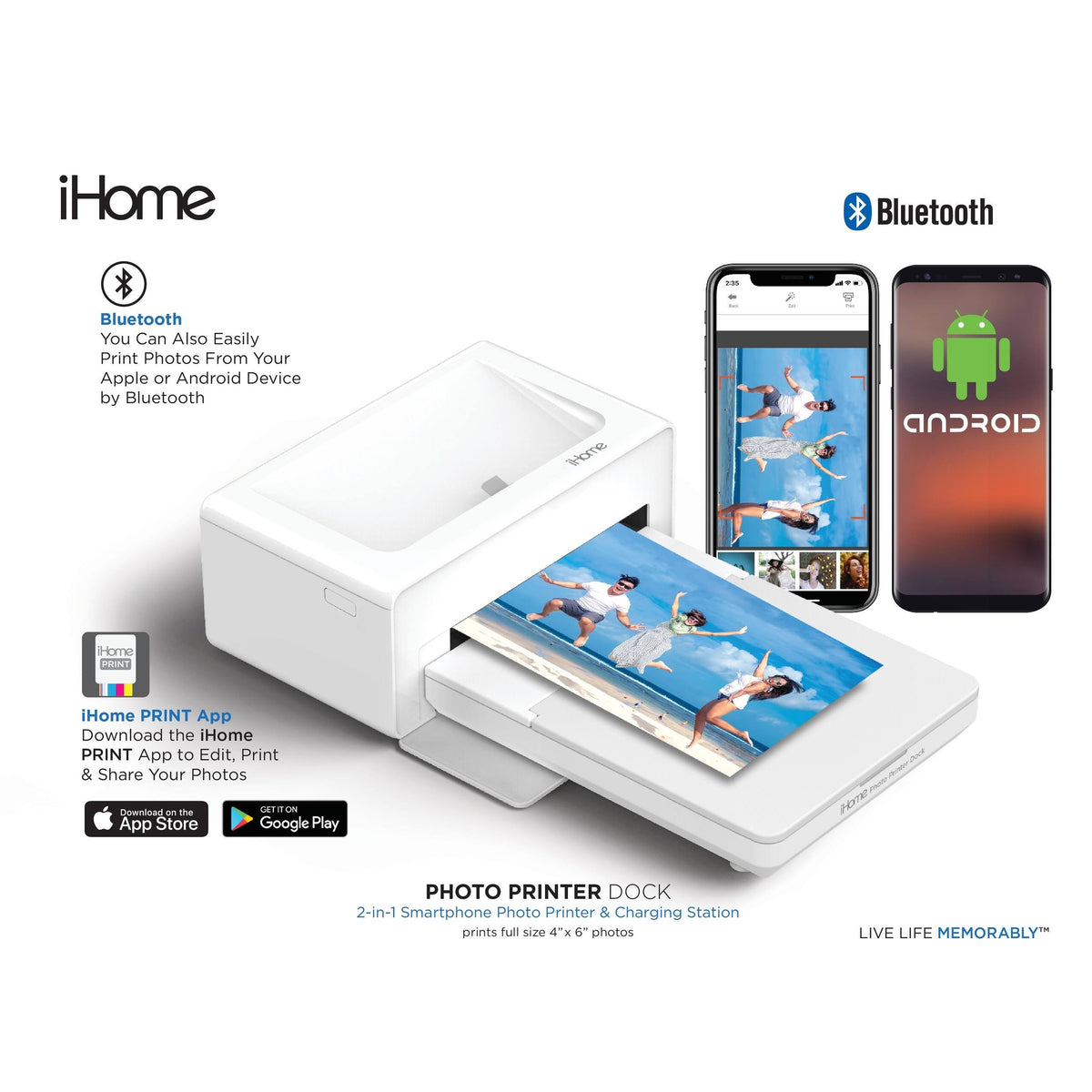 2-in-1 Photo Printer and Lightning Dock T856