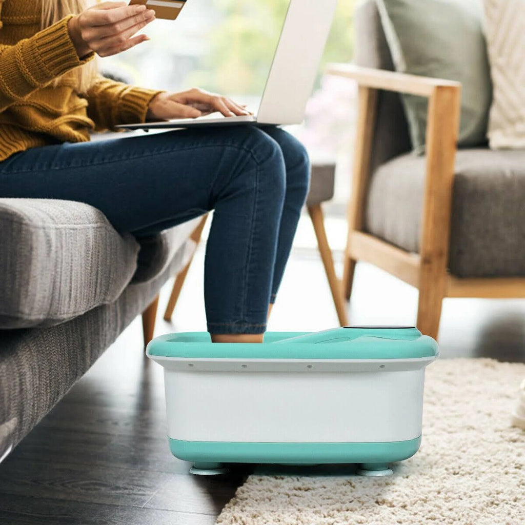 Green Electric Foot Bath Massager U1094