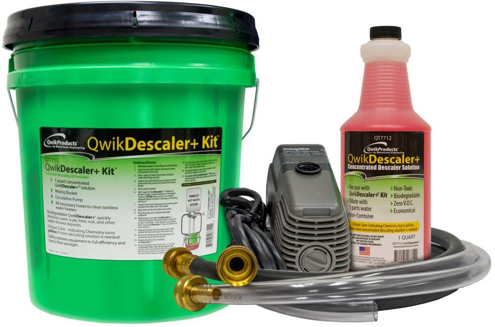 1 Quart Descaler Solution with Pump, Container, Hoses Q38201