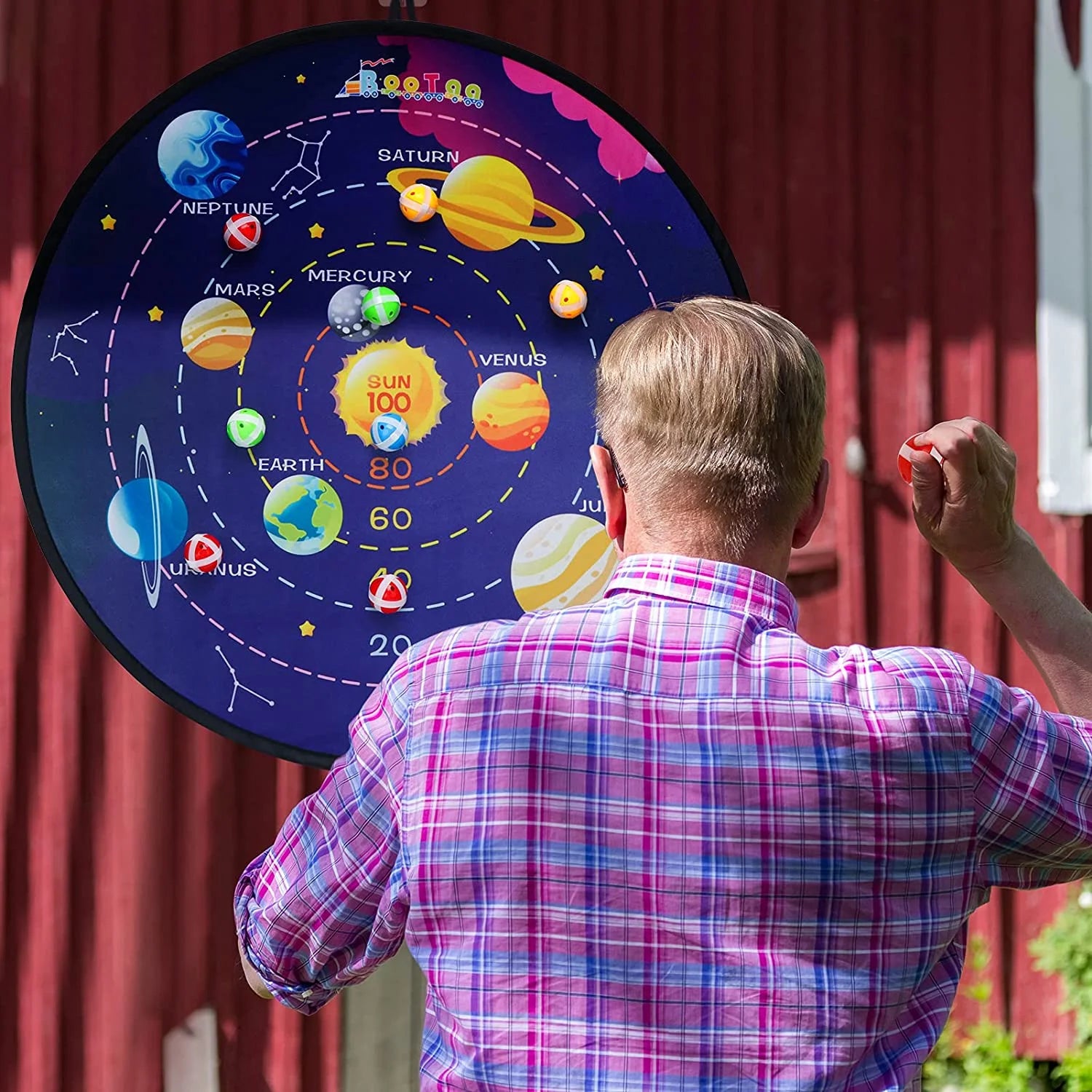 29" Dart Board with Sticky Balls Toys B5965