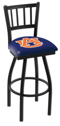Navy Jail Back High Top Swivel Bar Stool Chair S683