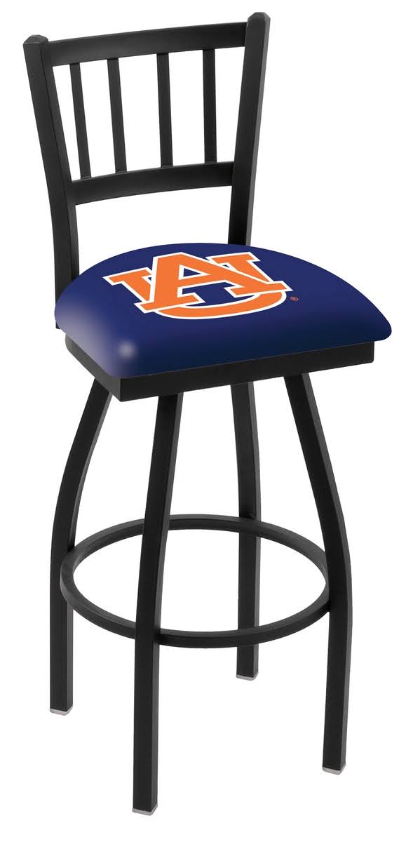 Navy Jail Back High Top Swivel Bar Stool Chair S683