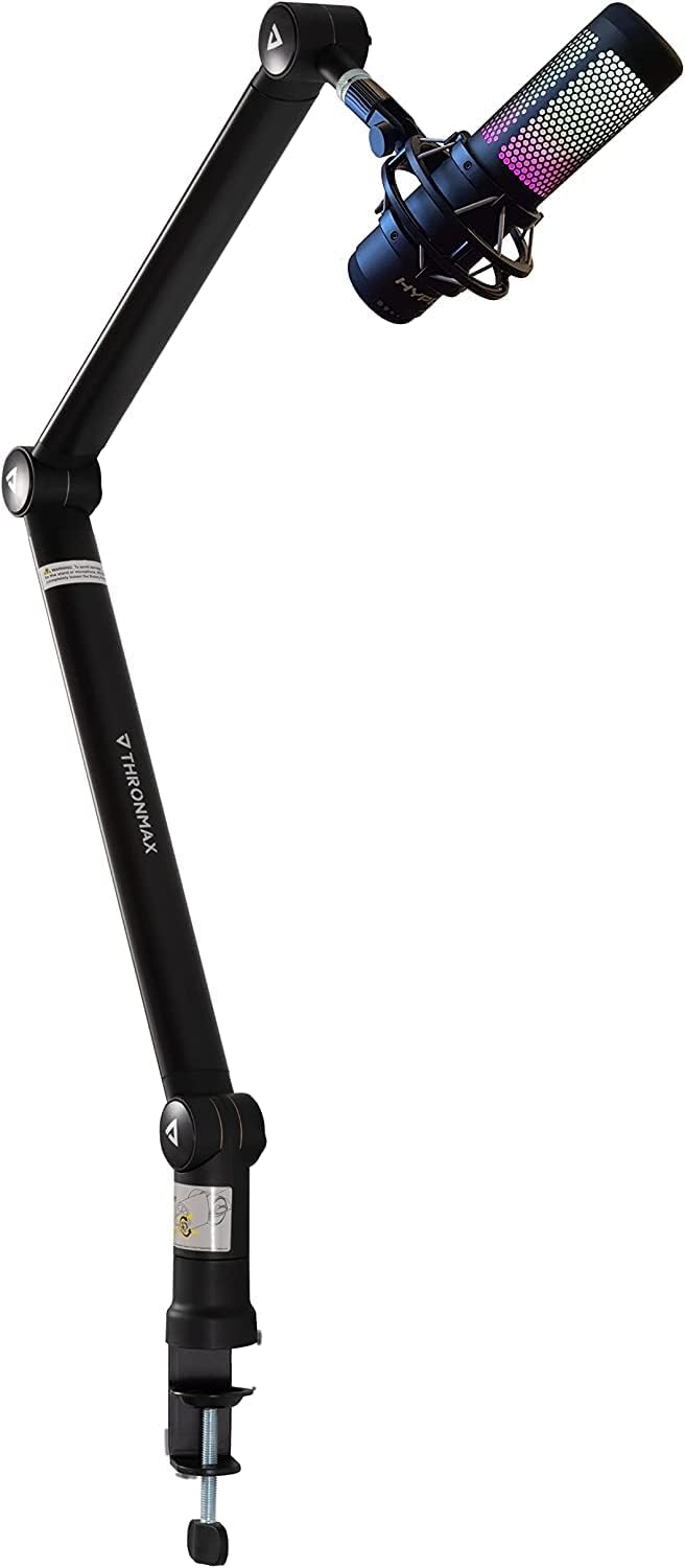 Pack of 2 Adjustable 360° Rotatable Microphone Arm with Built-in Cable Management Z87228