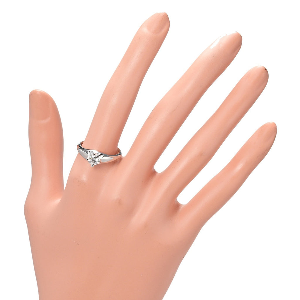 Solitaire Ring Platinum Diamond A2165