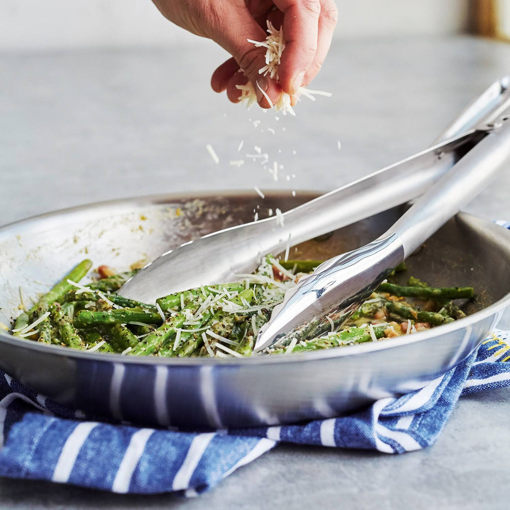 Brushed Stainless 10x22 Fry Pan R9031