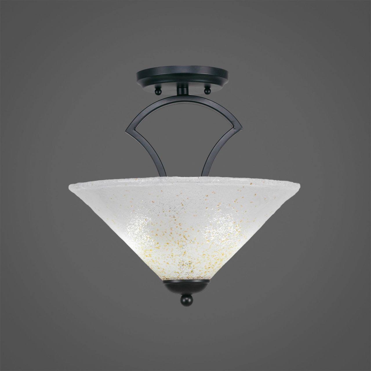 Two Light Semi-Flush Mount Matte Y35866