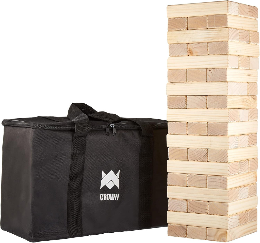 Giant Block Tower Game with Carrying Case U315395