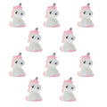 10pcs Miniature Unicorn Figurine Ornaments N513