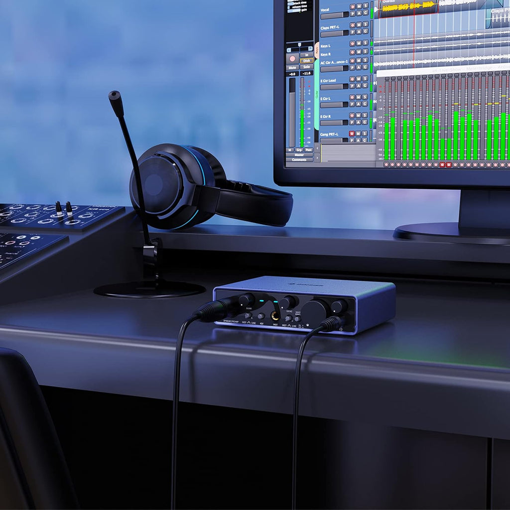 USB Audio Interface with Headphone Amplifier L94846
