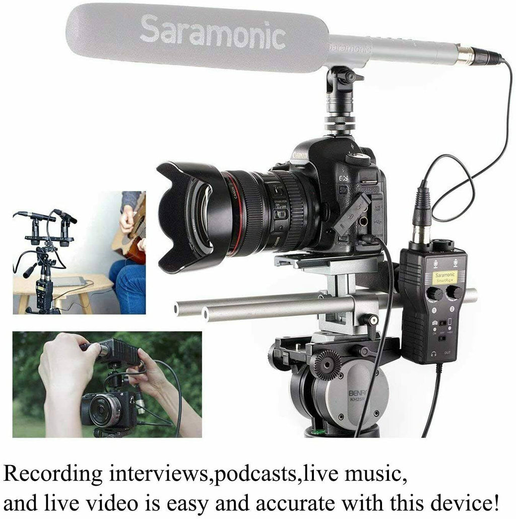 2-Ch XLR/3.5mm Microphone Audio Mixer H584