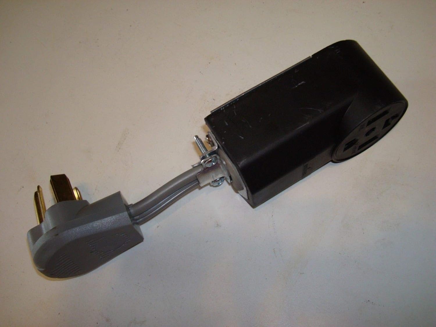10-30P Male 3-Pin Plug To 10-50R Female 3-Prong Receptacle Adapter H93849