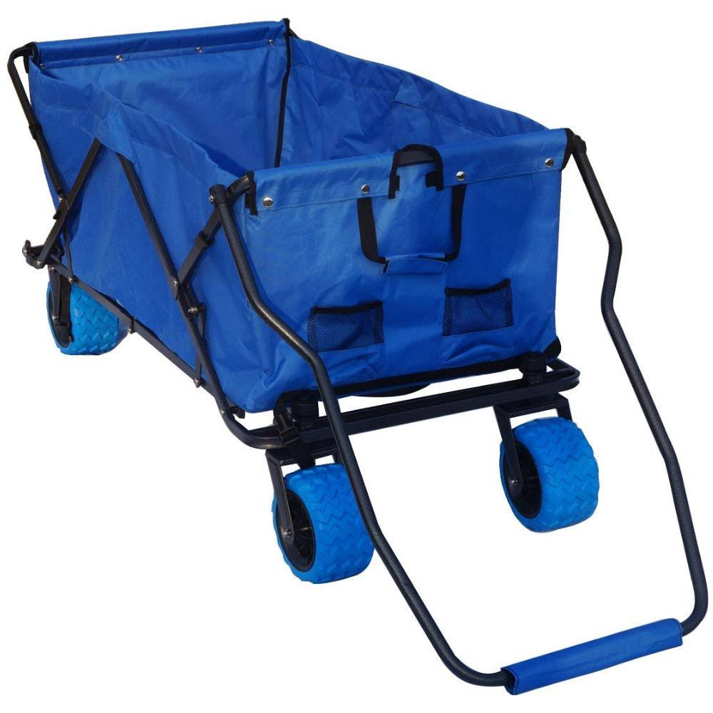 Royal Blue Extra Large Folding Utility Wagon L63359