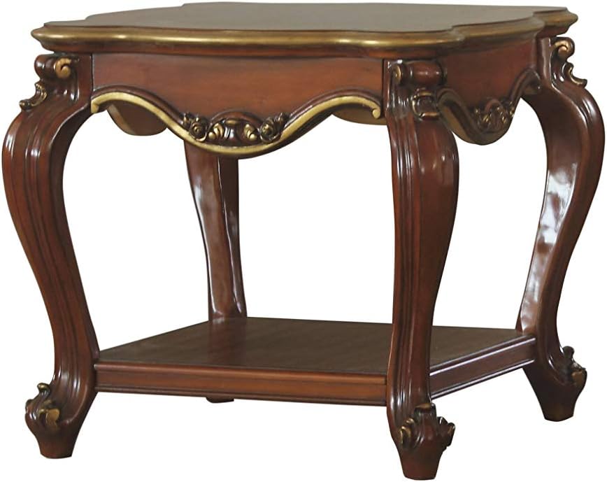 Vintage Cherry Oak End Table Z54476