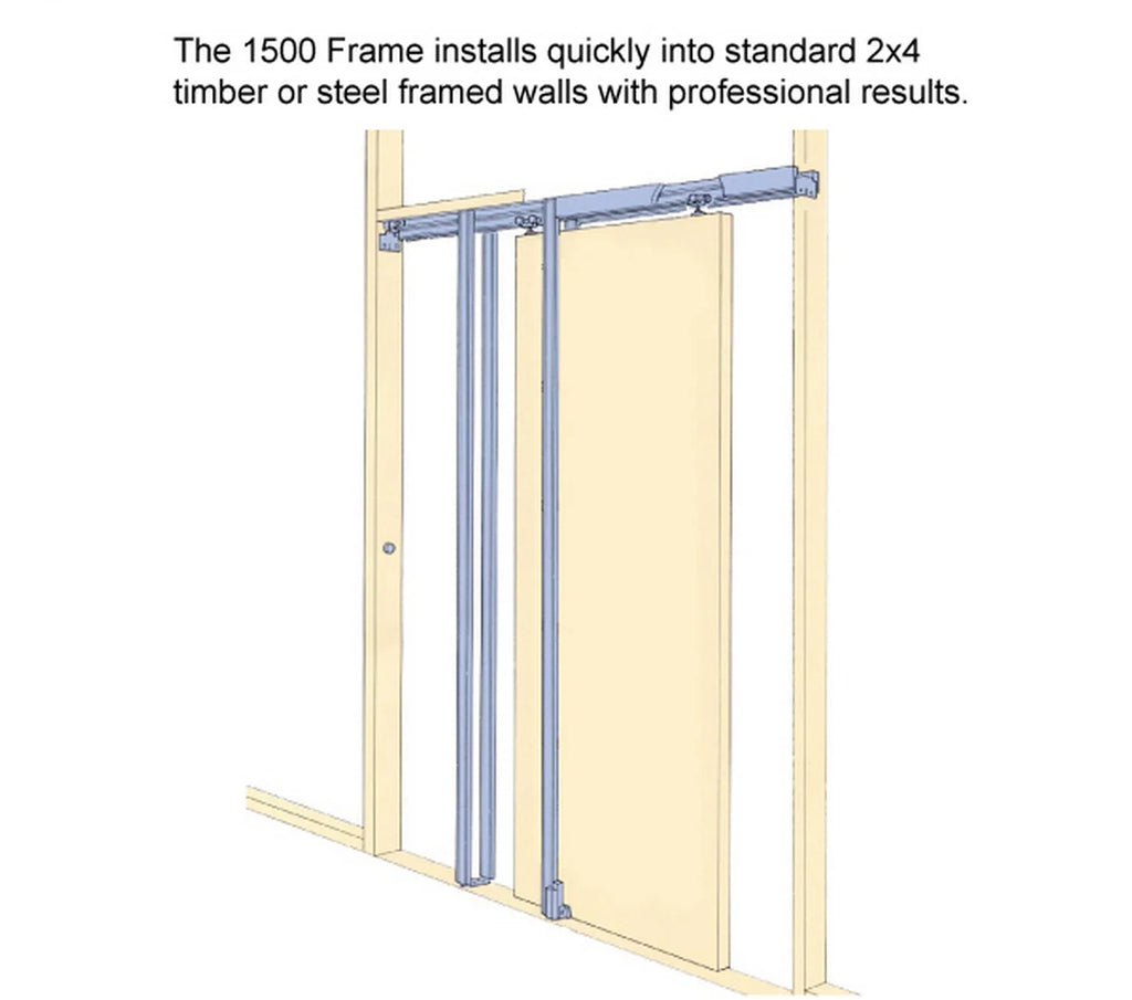 Sliding French Double Pocket Doors 36 x 80 inches Frosted Glass Solid Wood B859841