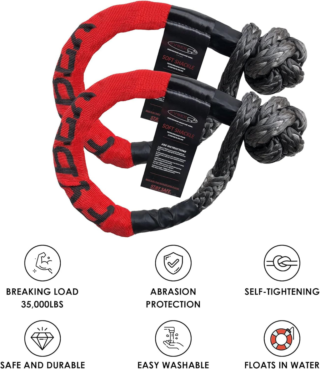 Synthetic Soft Shackle Recovery Kit Pack of 2 I967099