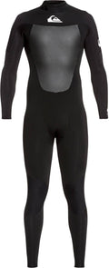 Black/White 3/2 Back Zip Wetsuit L641239