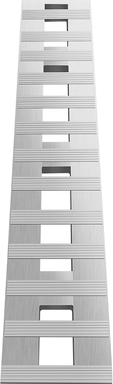 94 X 15 X 2.75 Inch Aluminum 6000LBS Capacity Car Trailer Truck ATV 1 Pair 2 Ramps P1346