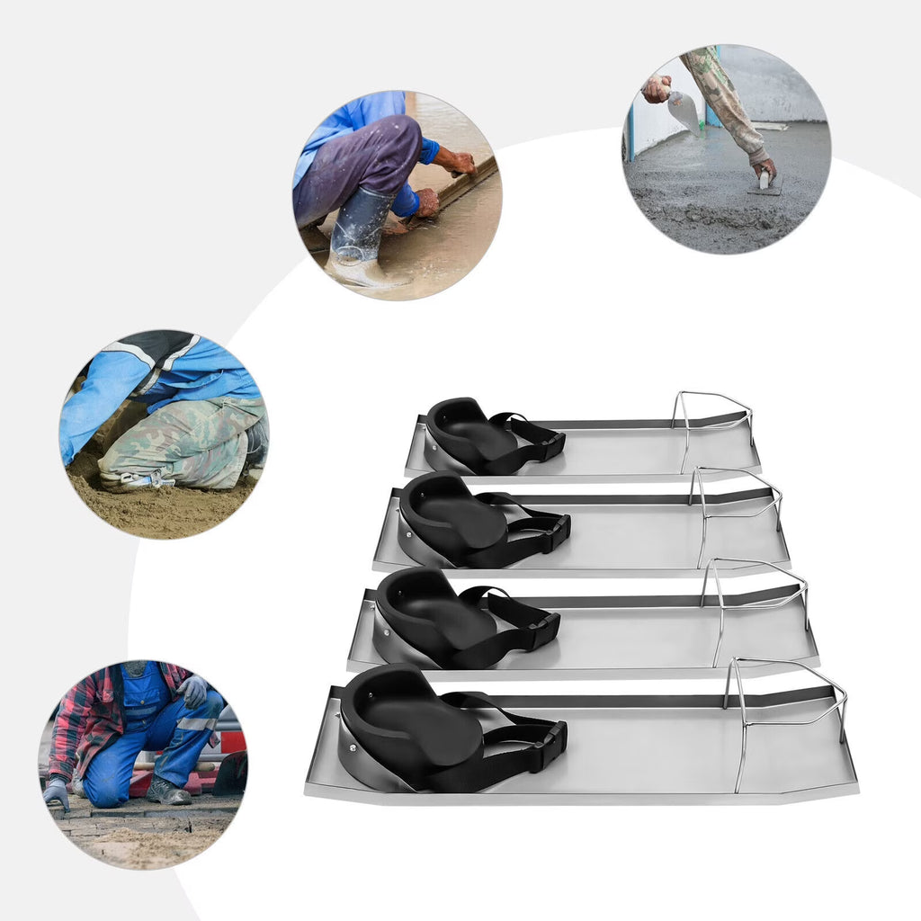 Concrete Knee Boards 28" x 8" with Fixing Strap & Toe Bracket A217750