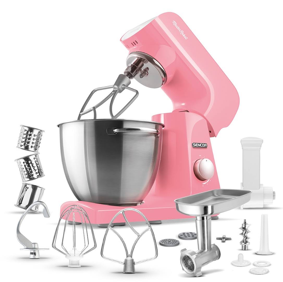 Pastel Tilt-Head Stand Mixer Coral Red L4322