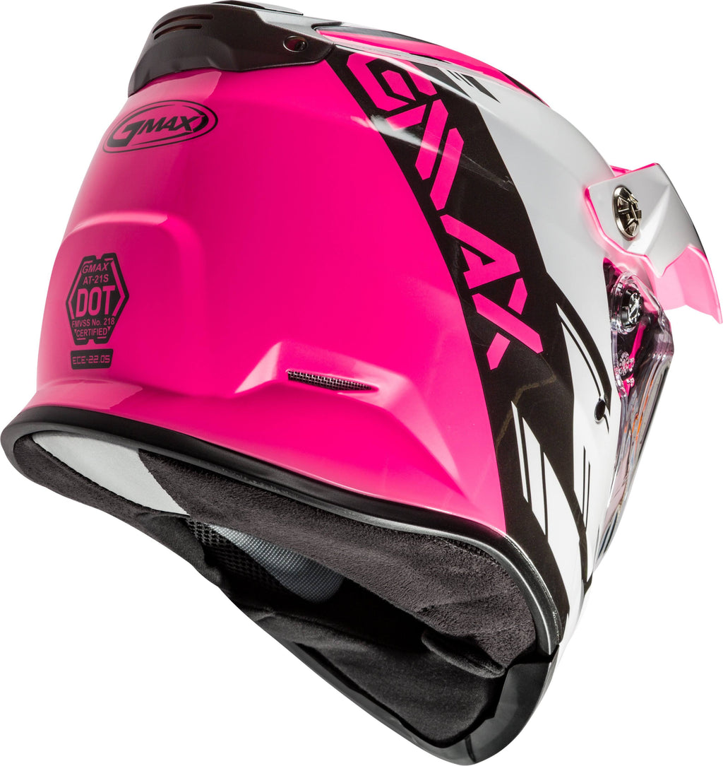 Pink White Black Snow Helmet with Shield H459600