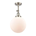 Brushed Satin Nickel Semi-Flush Mount Light Z7981
