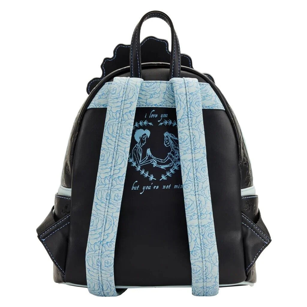 Blue Flower Bouquet Mini Backpack Bag C95265
