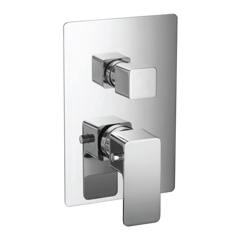 3/4x22 Thermostatic Valve with 3-Way Diverter and Trim Chrome Z28951