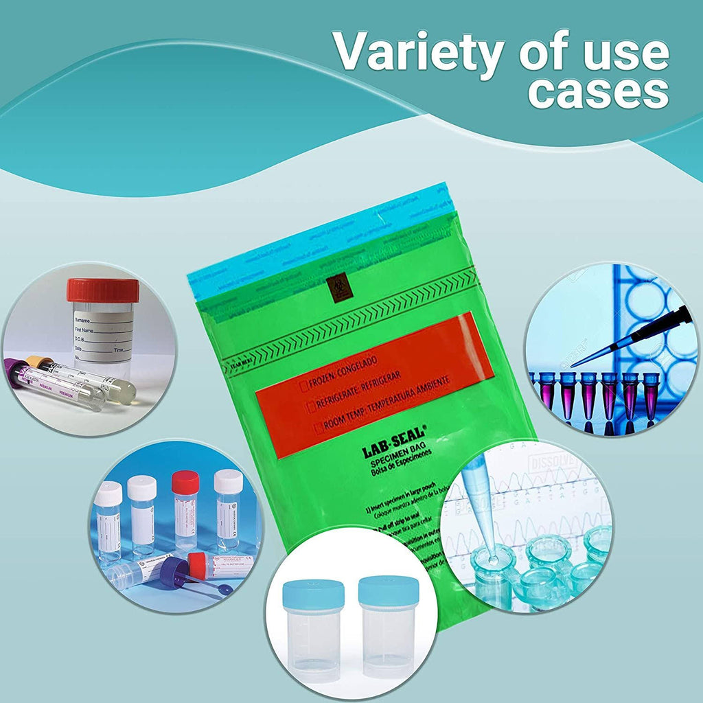 Green Poly Specimen Bags 6x22 x 10x22 K35396