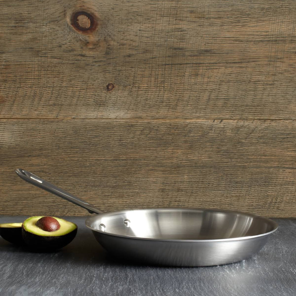 Brushed Stainless 10x22 Fry Pan R9031