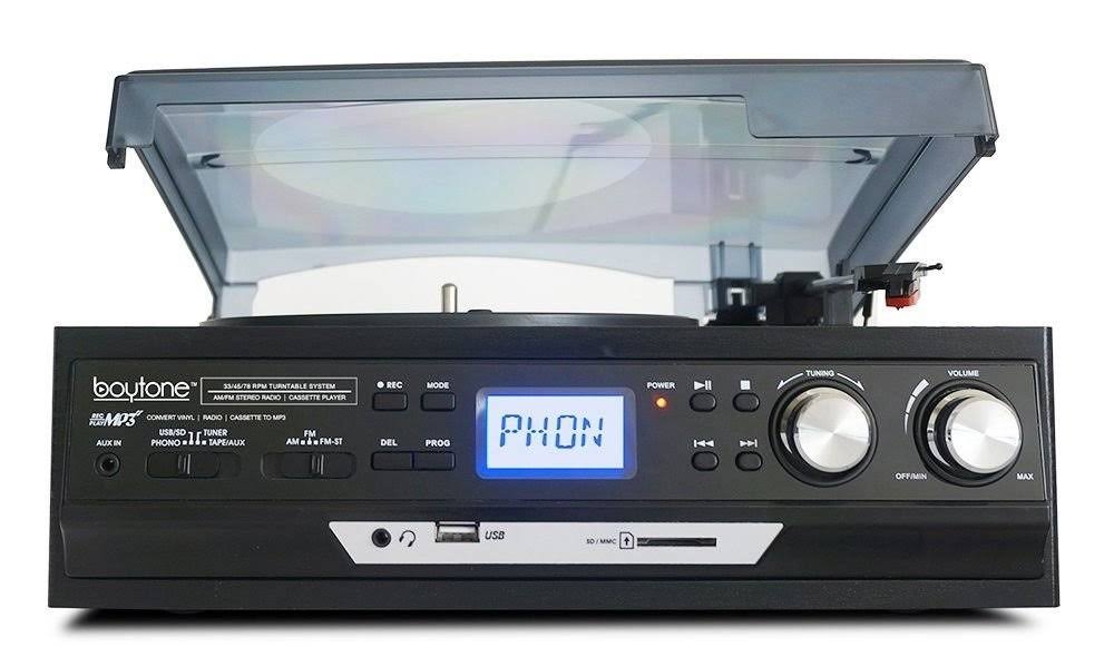 Bluetooth 3-Speed Stereo Turntable Y7341