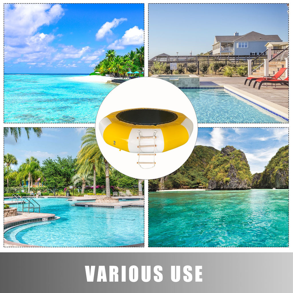10Ft Inflatable Water Trampoline Bounce Swim Platform D40294