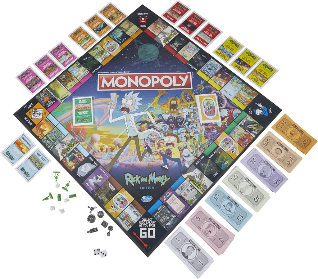 Monopoly Board Game with Collectible Tokens S30492