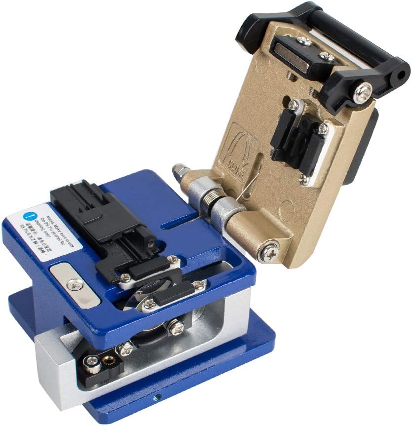 FC-6S FTTH Optic Kit Fiber Cleaver Optical Power Meter Visual Fault Locator Black R1081