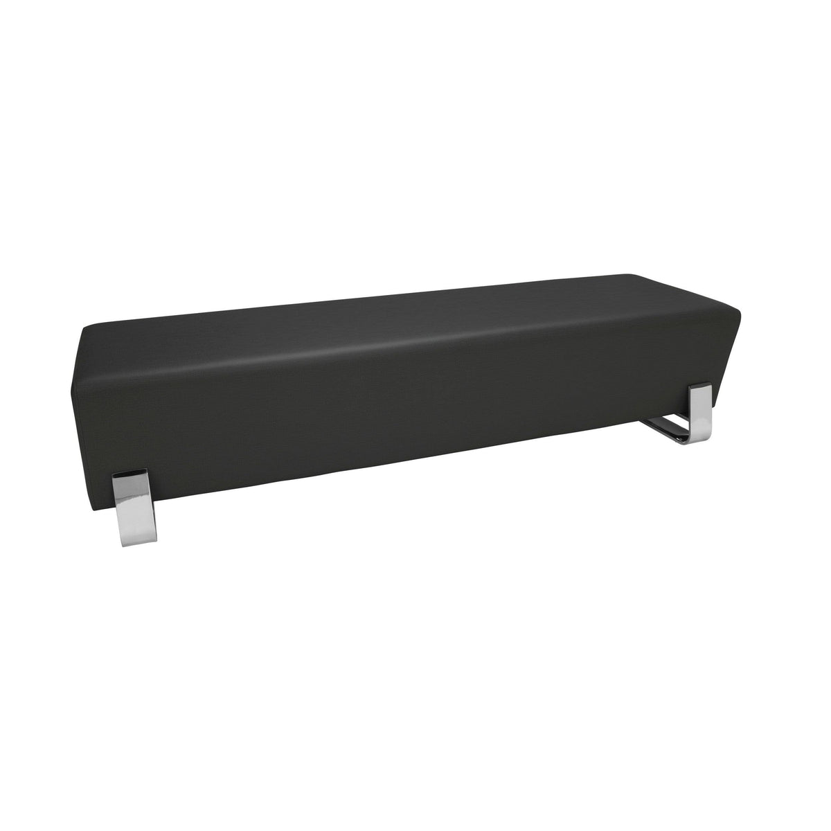 Triple Bench with Chrome Frame G154