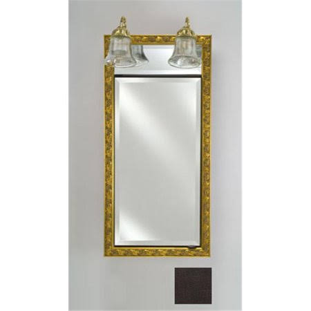 Recessed Single Door Cabinet with Traditional Lights F52942